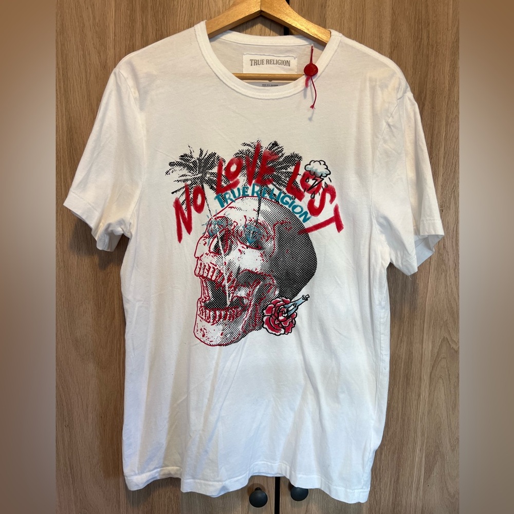 True Religion No Love Lost Men’s T-shirt, super soft, Size S
